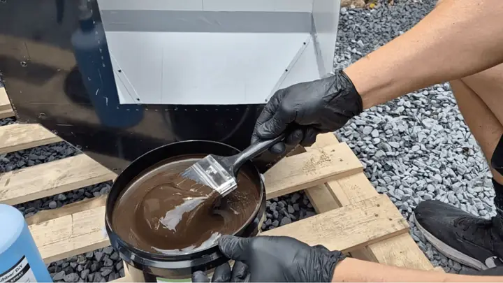 DIY waterproofing background