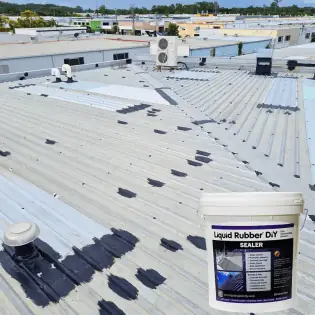 Priming roof surface for waterproofing